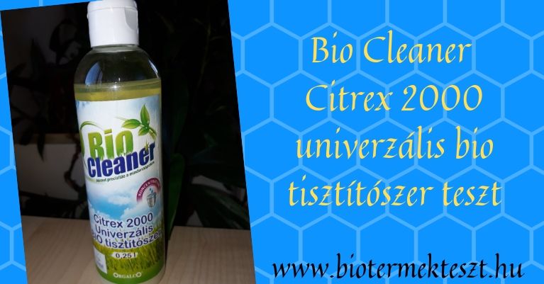 Bio Cleaner Citrex 2000 univerzális bio tisztítószer koncentrátum