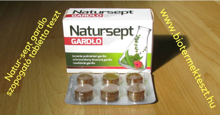 Natur-sept gardlo torokfertőtlenítő szopogató tabletta