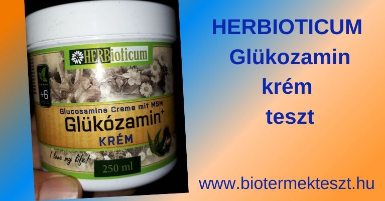 Herbioticum Glükozamin krém izom- és ízületi fájdalmakra